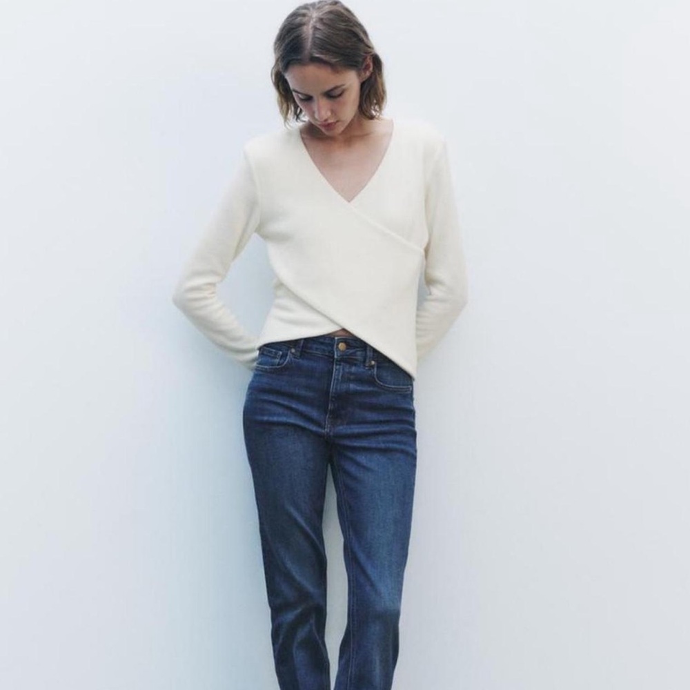 Zara soft wrap top